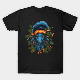 Blue Shrimp Christmas T-Shirt